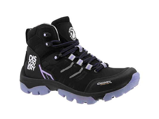 Bota Hiking Discovery Expedition Blackwood 2504 Negro Lila Dama